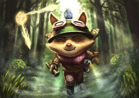 teemo_fan_art_by_drakhummingbird-d8d8cyt