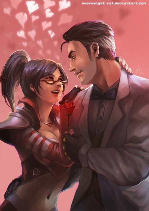 Heartseeker-Vayne-Debonair-Jayce-by-Overweight-Cat