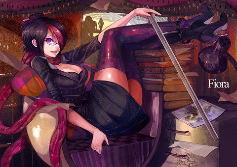 Headmistress-Fiora-League-of-Legends-Fan-Art