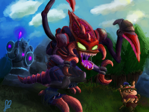 cho_gath_and_teemo_by_rodrigues404-d5uu71o