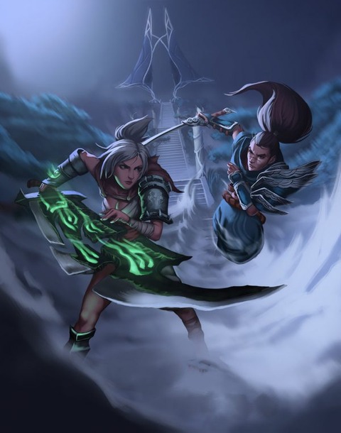 Yasuo-Vs-Riven-by-Pinshivic-HD-W