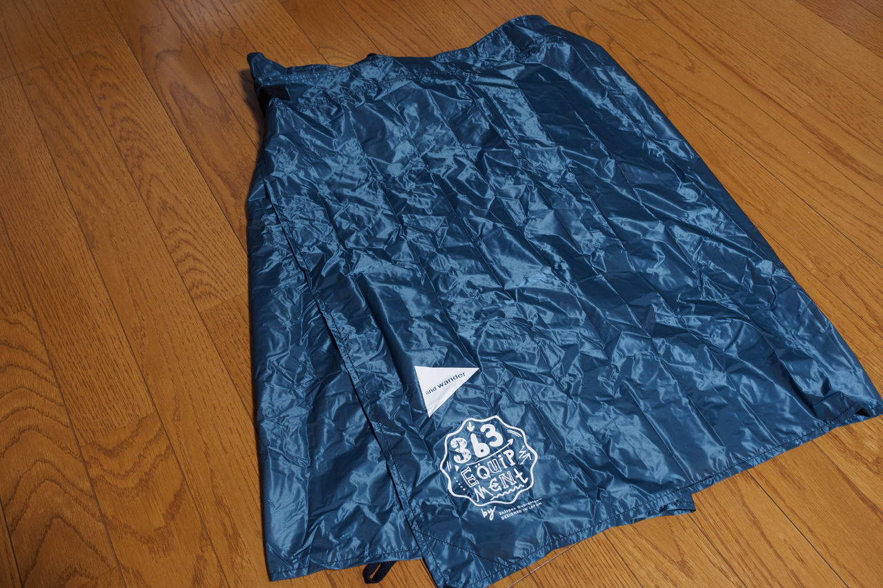 スカート初体験！ ～ and wander × 363 Equipment Groundsheet skirts 
