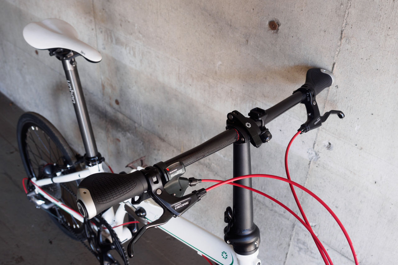 DAHON Speed Falcoのプチ軽量化(4) ～ ハンドルポスト＋ハンドル交換