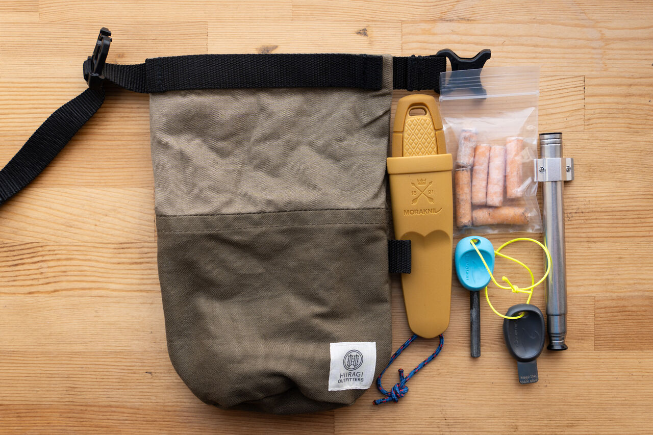 この中には夢が詰まっている [HIIRAGI OUTFITTERS FIRE KIT BAG] : 山