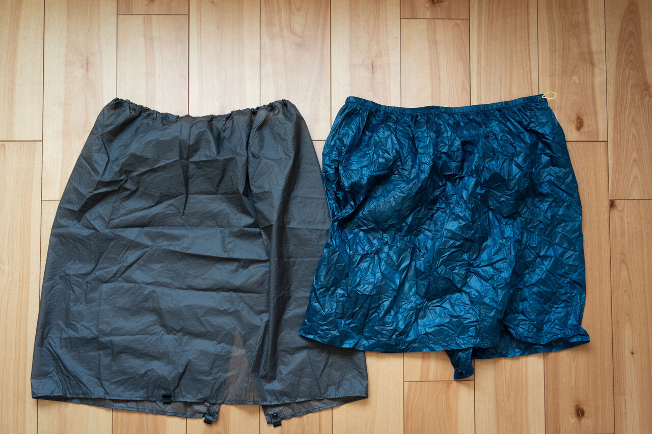 ポケットにレインスカート [ENLIGHTENED EQUIPMENT Rain Wrap] : 山に 