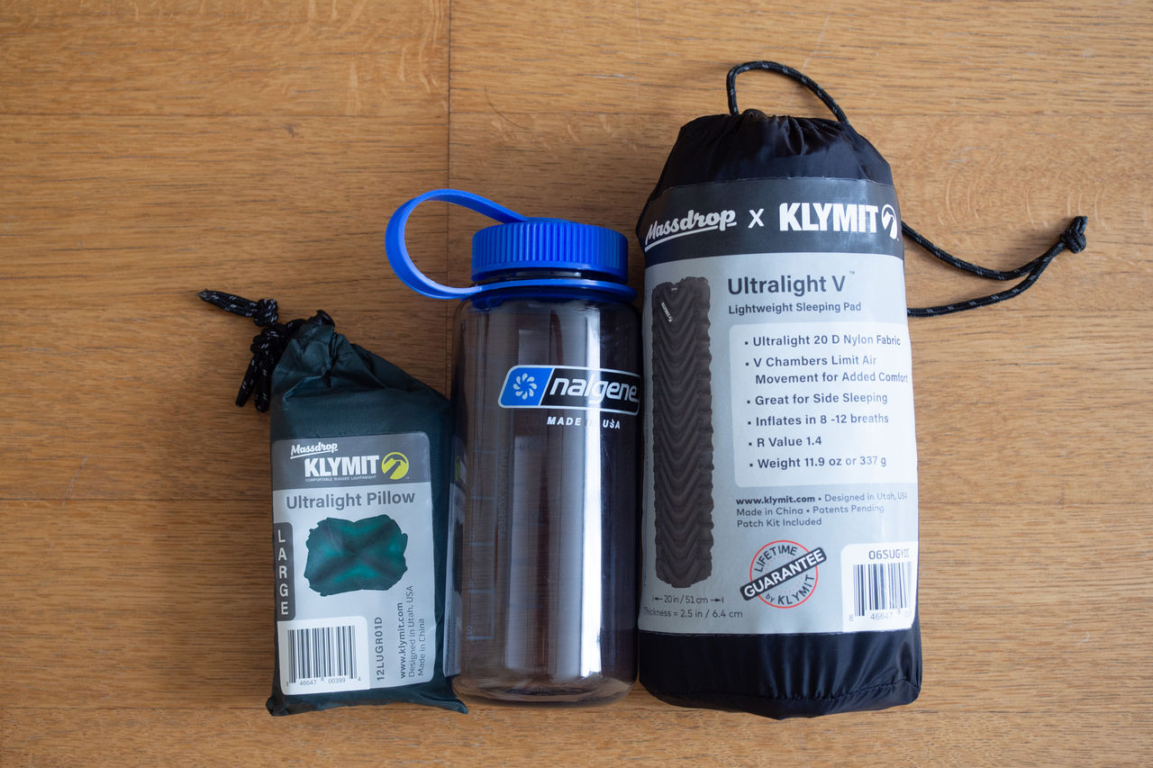 Massdrop Made [Massdrop x Klymit Static V UL Pad & Pillow X] : 山に野に川に呑みに