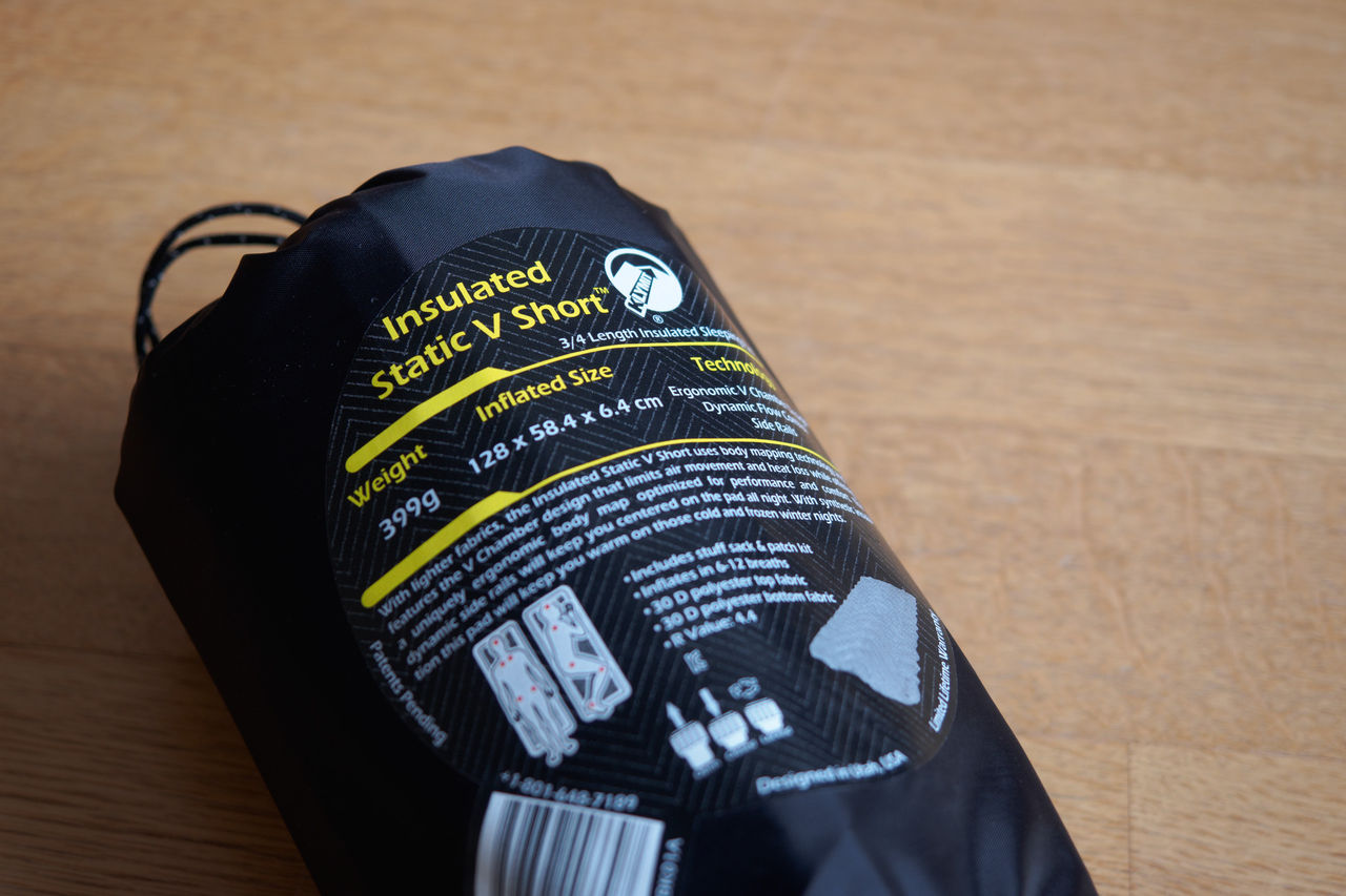 暖かくて軽くてカッコいいんです ～ Klymit Insulated Static V (U.L.