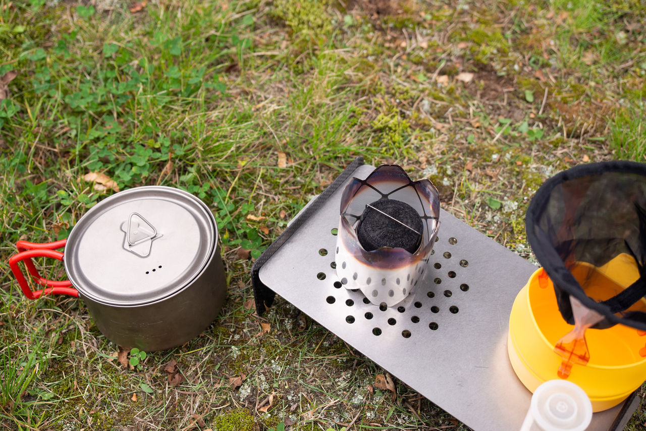 シースルーな風防 [MUNIEQ X-MESH STOVE] : 山に野に川に呑みに