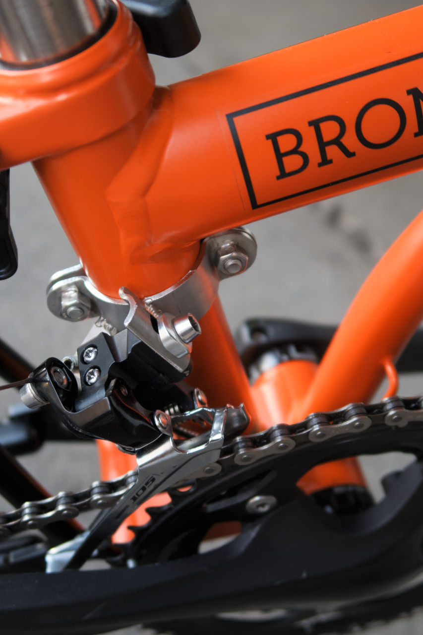新車のBrompton M2Lから外した純正シフターと外装変速機パーツ一式 新車のBrompton M2Lから外した純正シフターと外装変速機パーツ