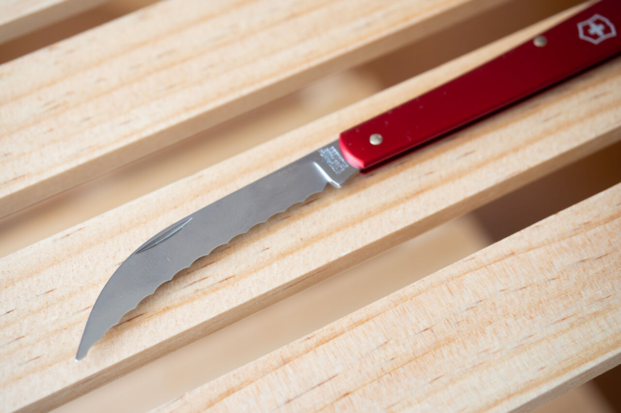 山×パン＝これ [VICTORINOX ベーカーズナイフ] : 山に野に川に呑みに