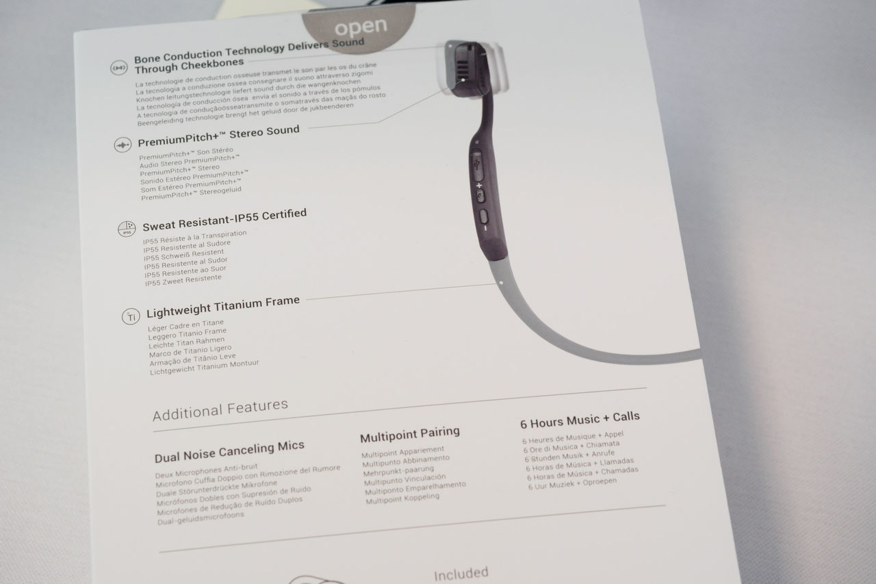 骨から伝わるmusic Aftershokz Trekz Titanium 山に野に川に呑みに