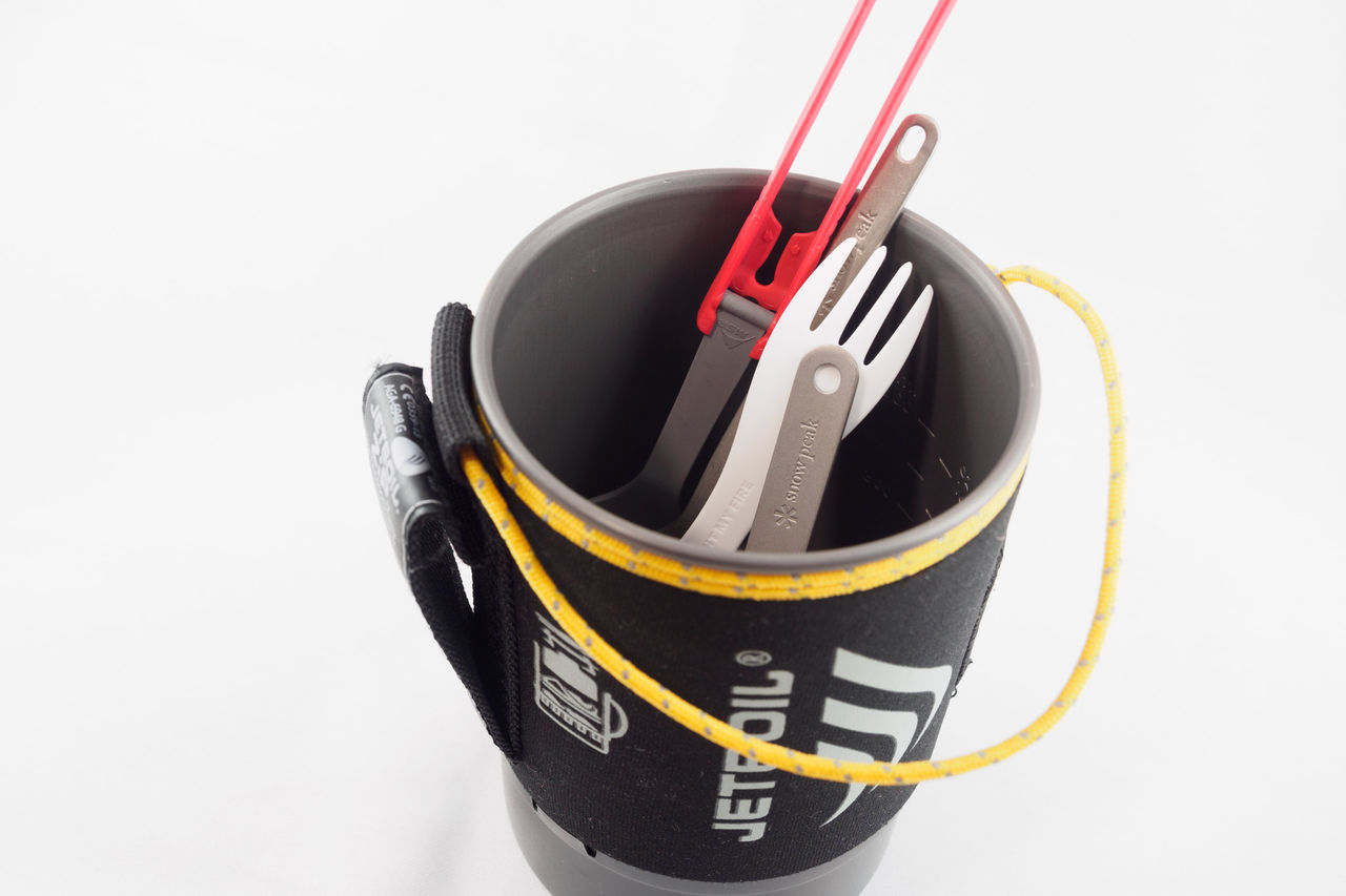 コンパクトなカトラリー ～ snow peak ショートスクー : 山に野に川に