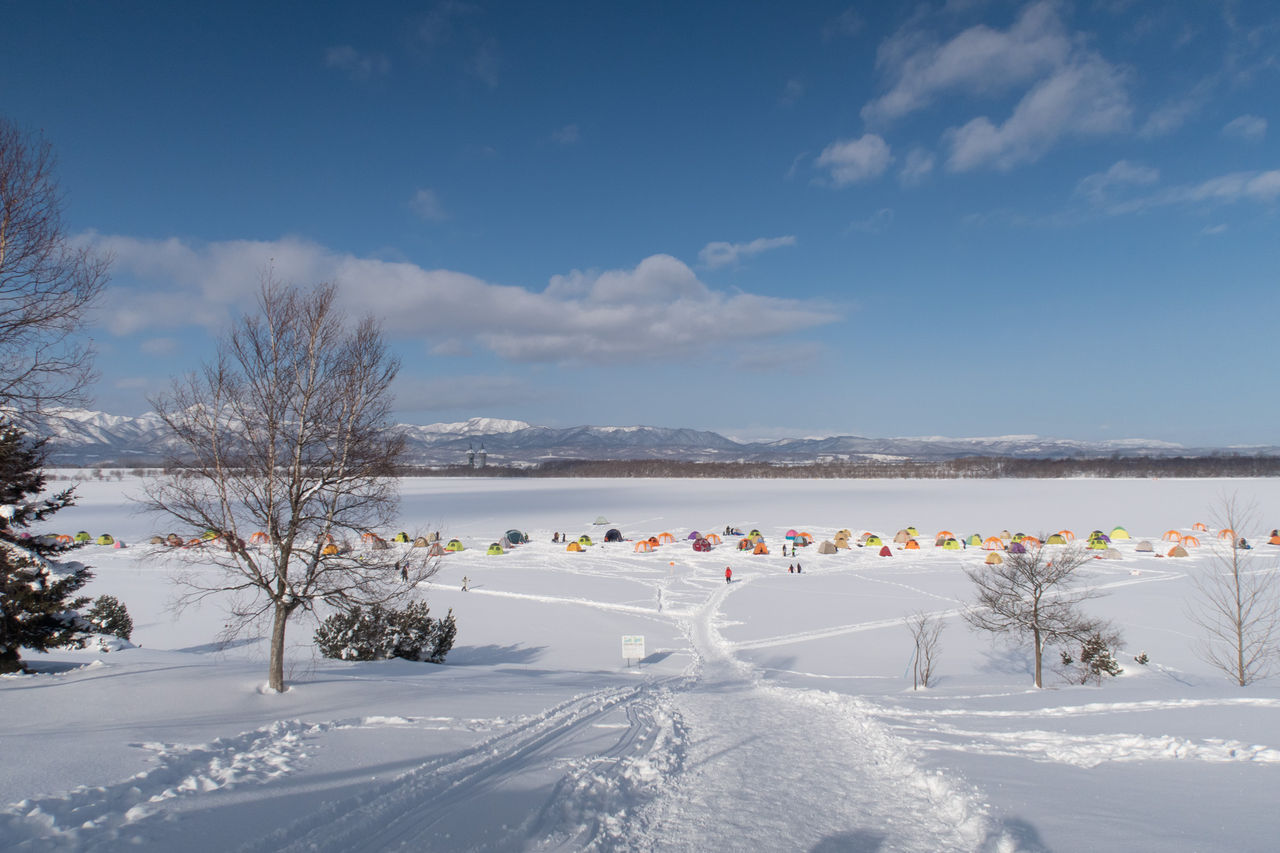ワカサギ釣り 2 3 山に野に川に呑みに