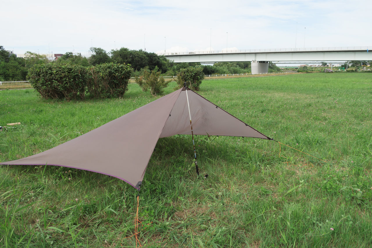 NINJA TARP 新品未使用　ブラウン 手裏剣でござるよ、ニンニン♪ ～ Paago Works Ninja Tarp : 山に野に