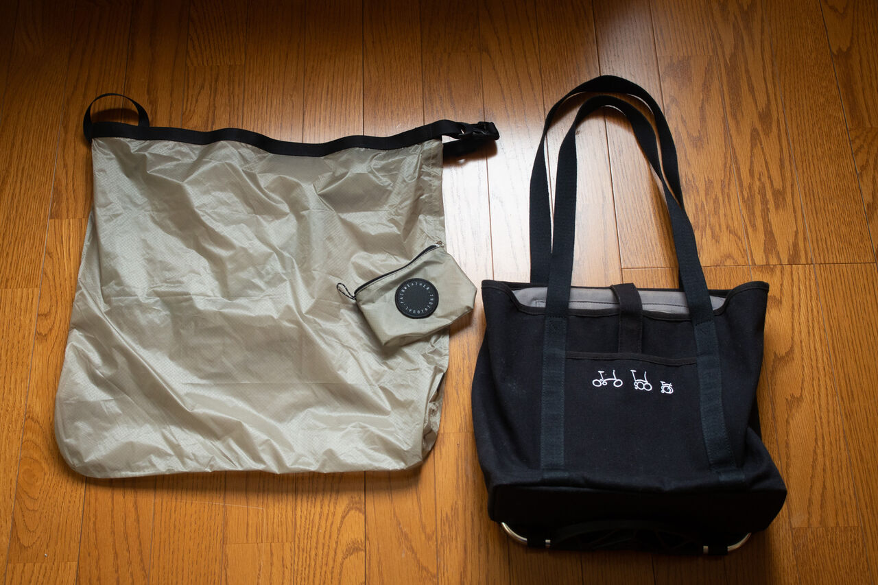 普段使いに [BROMPTON Tote Bag] : 山に野に川に呑みに