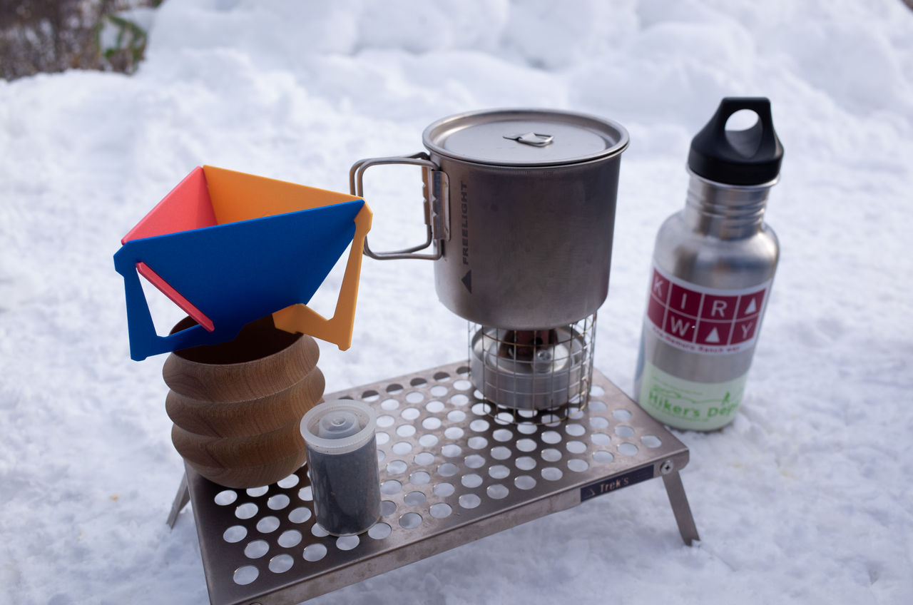 シースルーな風防 [MUNIEQ X-MESH STOVE] : 山に野に川に呑みに