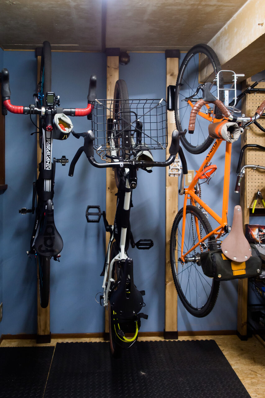 DIY] ディアウォールを使った自転車ラックの作成 : 山に野に川に呑みに