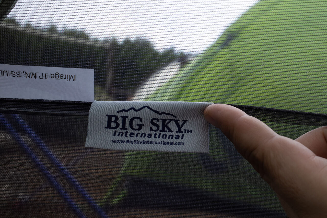 自立式シングルウォールテントが楽なんです [Big Sky International