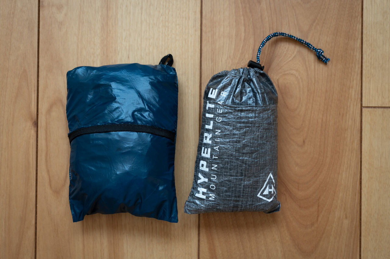 ポケットにレインスカート [ENLIGHTENED EQUIPMENT Rain Wrap] : 山に