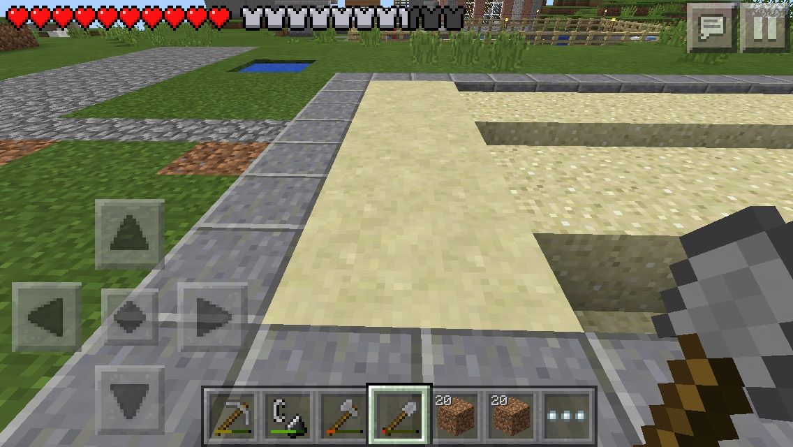 サトウキビ畑を作る ポテトのマイクラpe開拓記