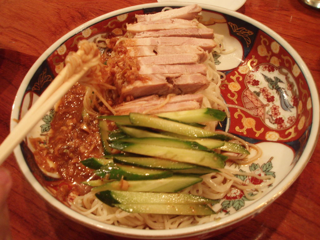 有楽町の支那そば はしご の冷たい涼麺 戸越主婦のサンベル日記