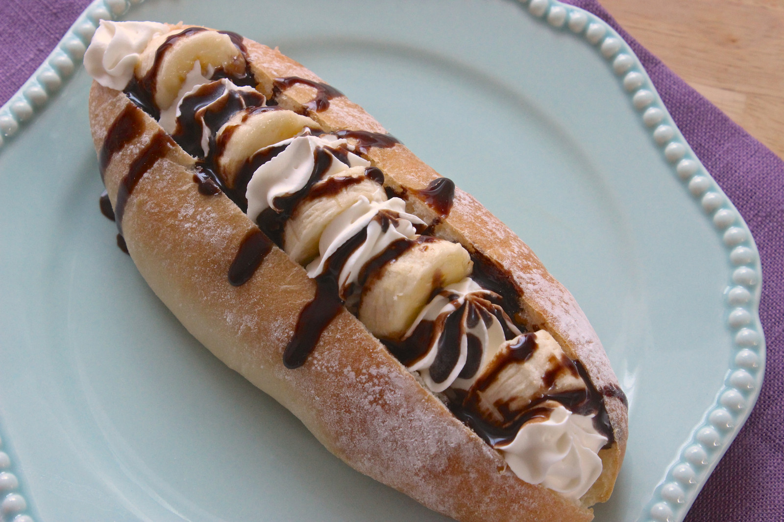 バナナチョコ生クリームのコッペパン Honeydropのちょっとした日々 Powered By ライブドアブログ