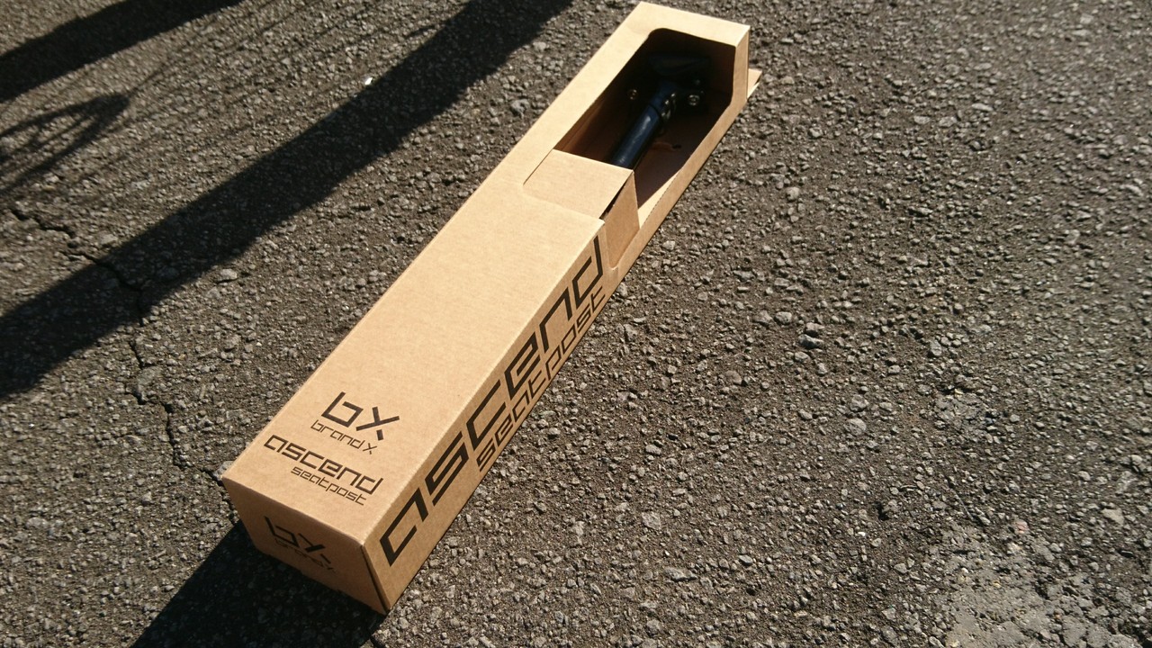 Brand-X ascend 31.6 ドロッパーシートポスト Brand-X Ascend ドロッパーシートポスト インターナル シ