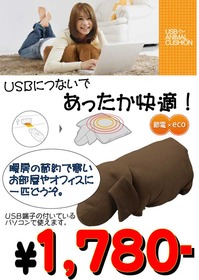 usbあったかクッション