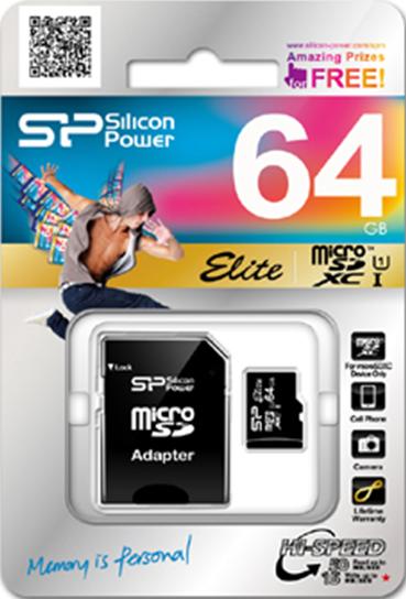 シリコンパワー200パーセント SDXC64