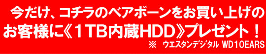 ベアボーン処分プレゼント