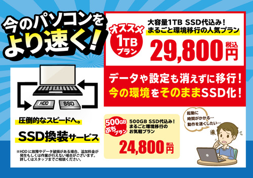 SSD換装