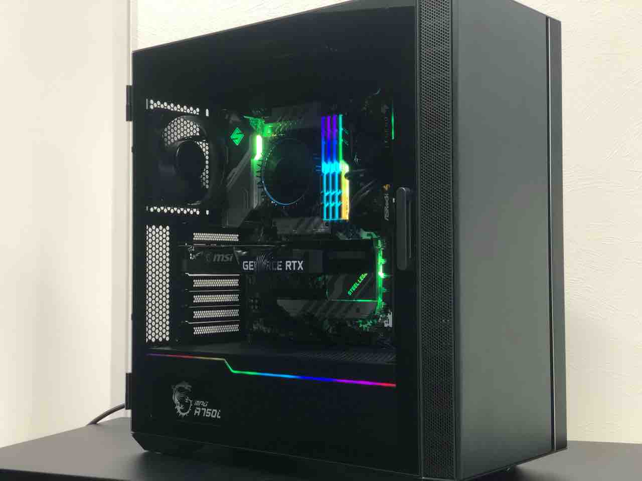 ゲーミング PC 3700X 3070 16GB 512GB モンハンワイルズ