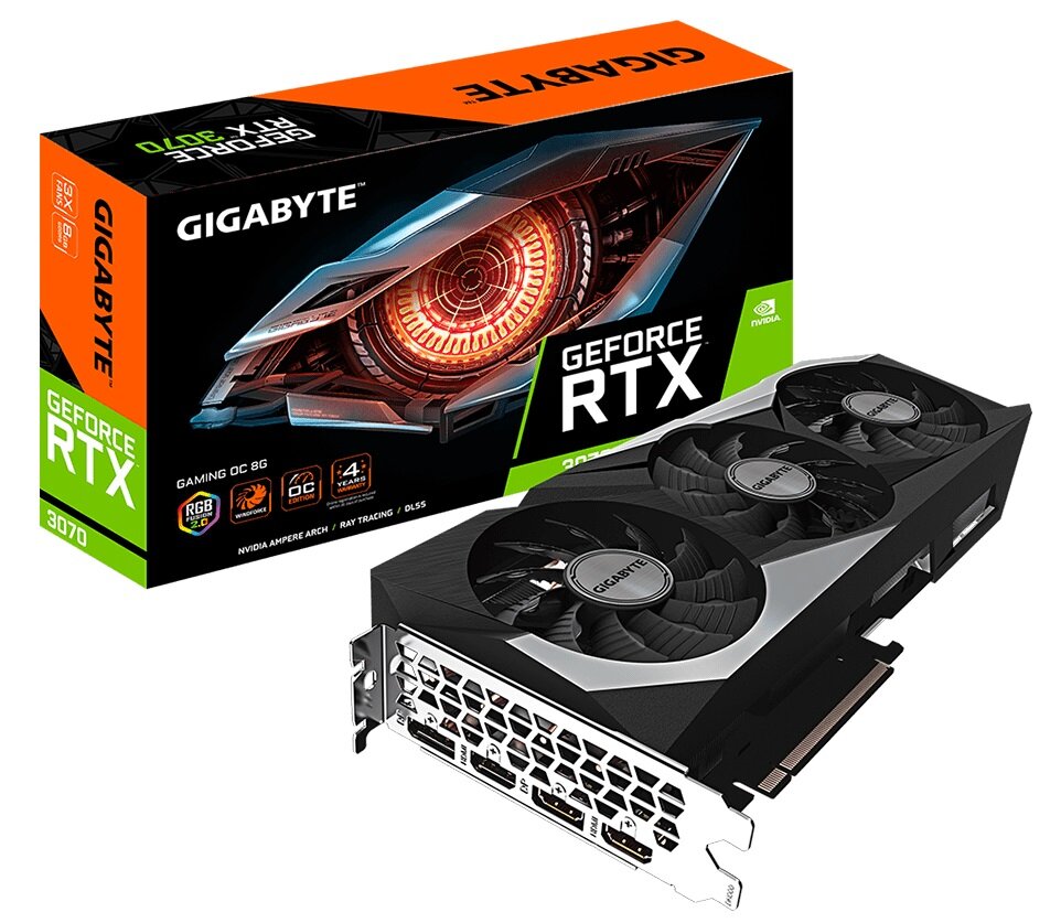 長期保証付き GIGABYTE GeForce RTX3070