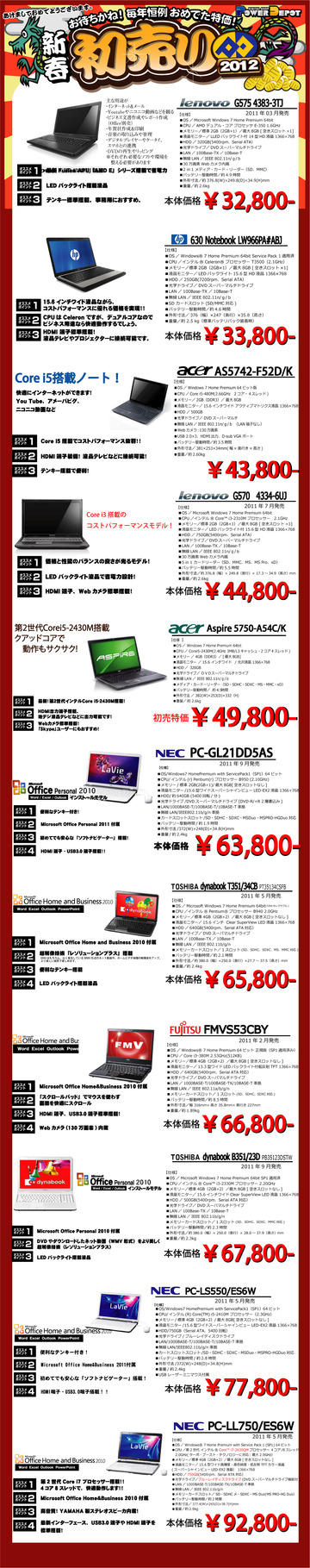 ノート各種