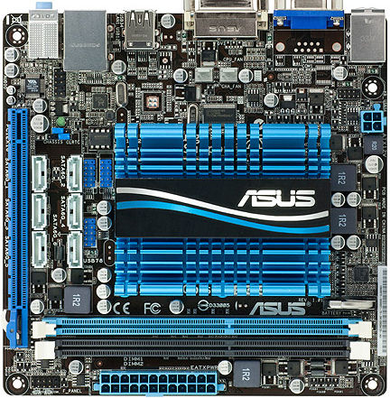 ASUS C60M1-I mini-ITX マザーボード 4GBメモリ