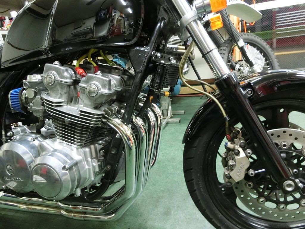 CB750F オイルクーラー取付終了 : バイク修理人生 CB750F オイルクーラー取付終了 : バイク修理人生