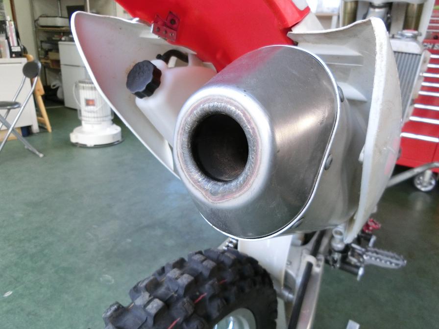 CRF150R サイレンサー : バイク修理人生