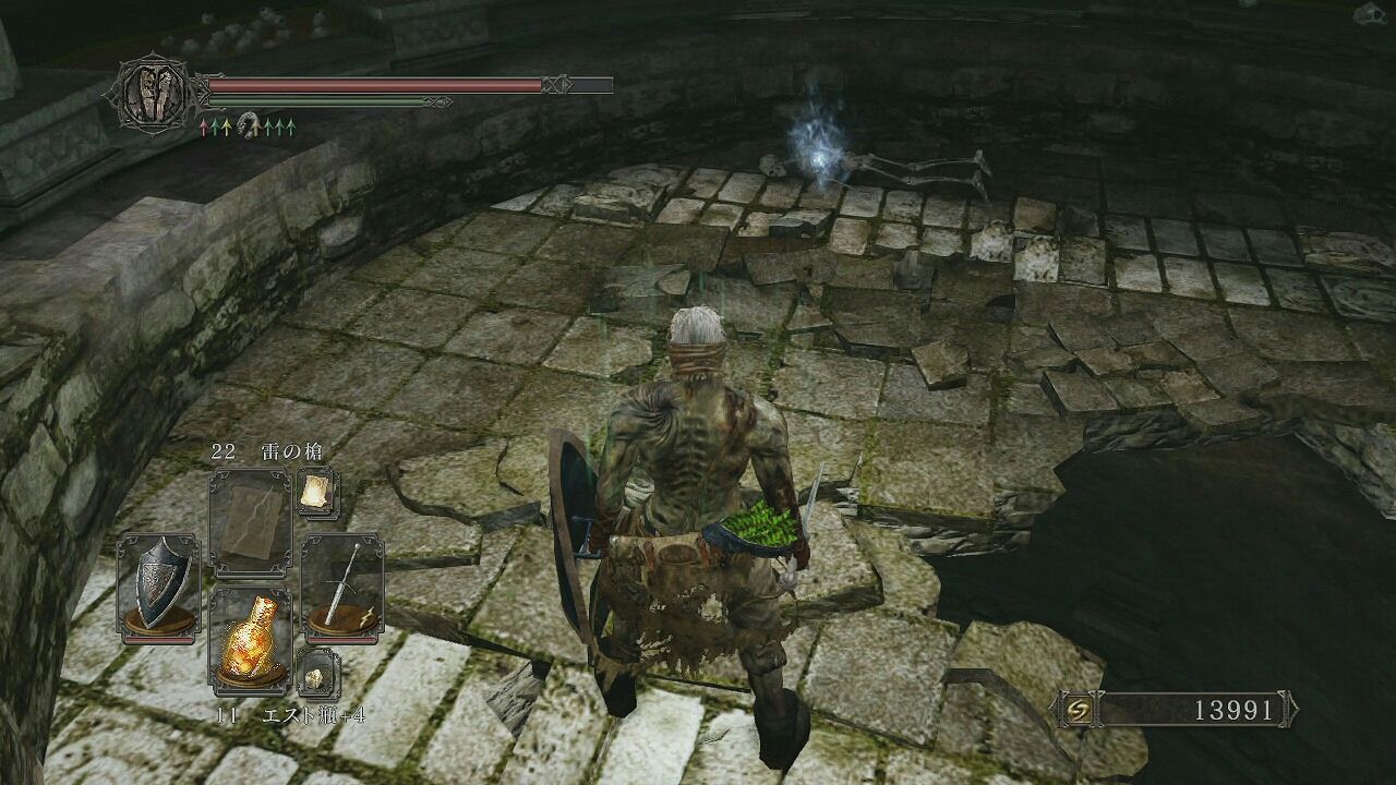 145 ダークソウル２攻略聖人墓所その３結晶トカゲの倒し方と破裂亡者の突破方法 ポヨンのゲーム攻略トロフィー獲得情報ブログ