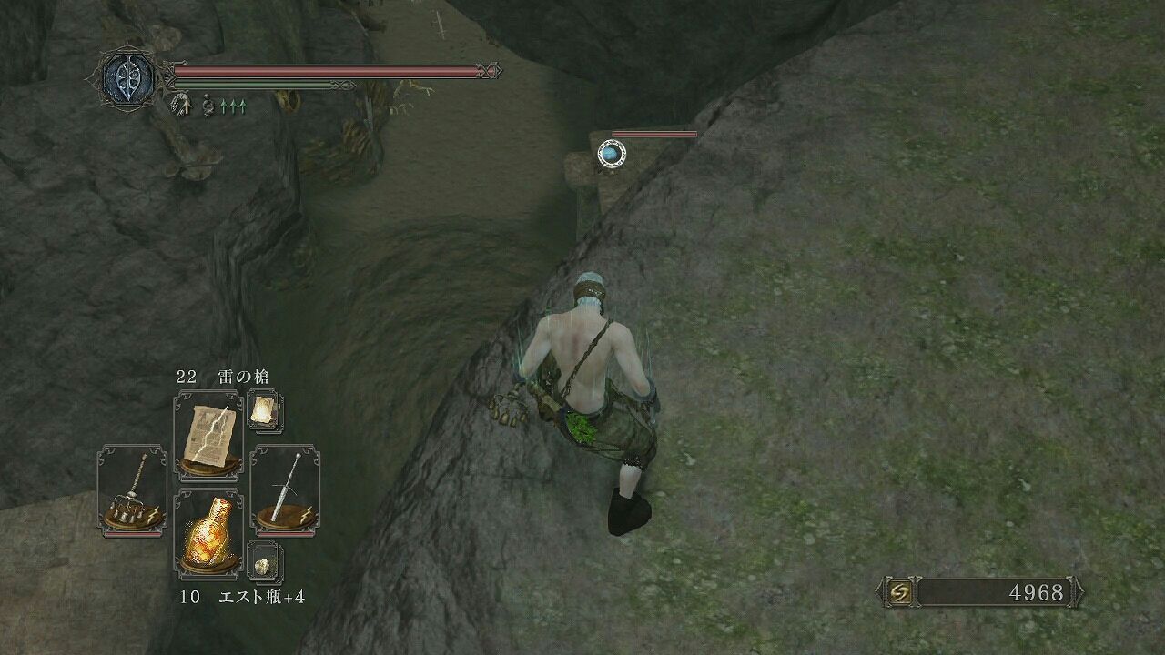 136 ダークソウル２攻略輝石街ジェルドラその８礼拝堂前近くの結晶トカゲを倒そう ポヨンのゲーム攻略トロフィー獲得情報ブログ