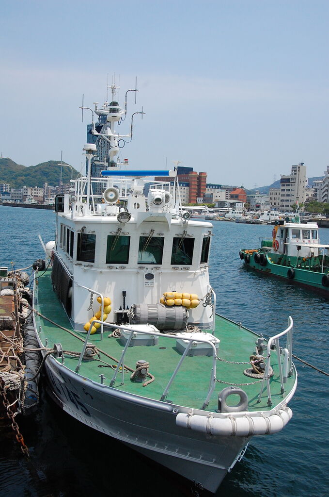 すずかぜ型巡視艇 Cl145 さとざくら 門司港にて きままにのblog すずかぜ型巡視艇 Cl145 さとざくら 門司港にて きままにのblog