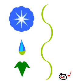 恥の上塗り オートシェイプで朝顔を描くぞ その2 恥の上ぬり Pcで絵を描くぞ 恥の上塗り オートシェイプで朝顔を描くぞ その2 恥の上ぬり Pcで絵を描くぞ