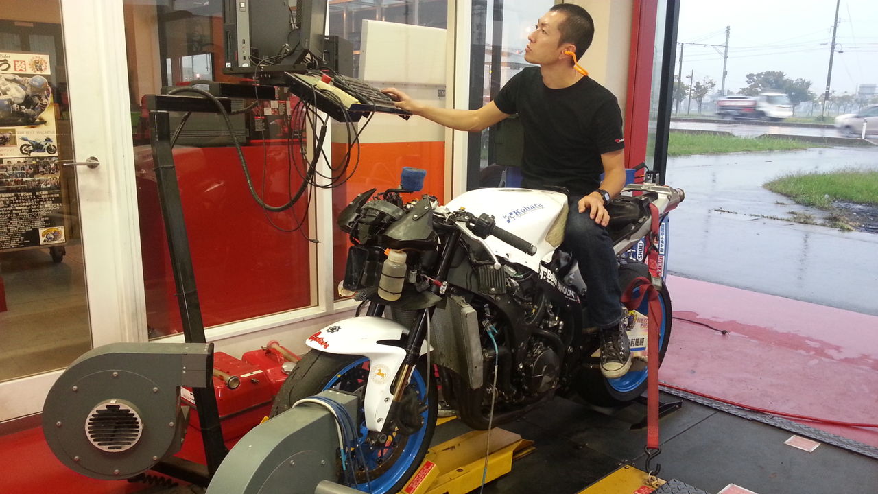 ２０１２年最後のインジェクションセッティング 燃えるバイクレーサーしんたろう 炎の日記