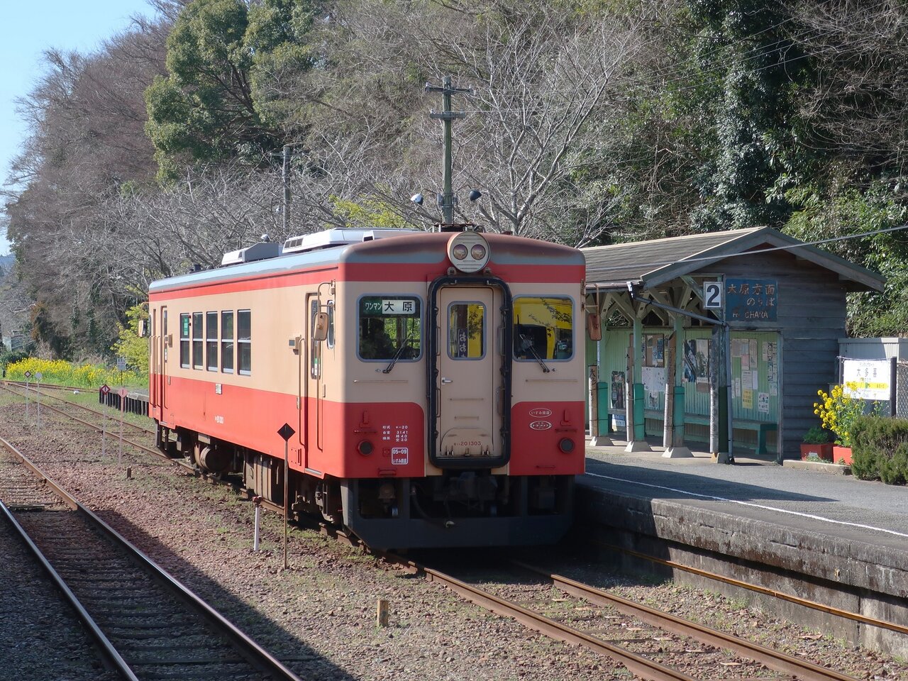 いすみ鉄道 大多喜 2 : 厚紙散歩