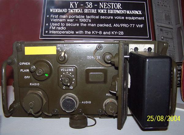 軍用無線機 KY-38 米軍 ハンドマイク2本