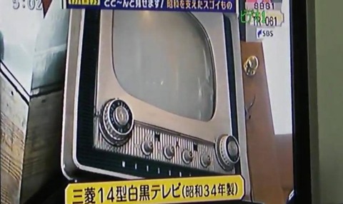 白黒テレビをカラーテレビ ブラウン管テレビ用ワイドレンズ 画面前に置く拡大レンズ白黒テレビに青い板つけて見てました 軍用無線のブログ Ja2gzu Suzuki Shinichi