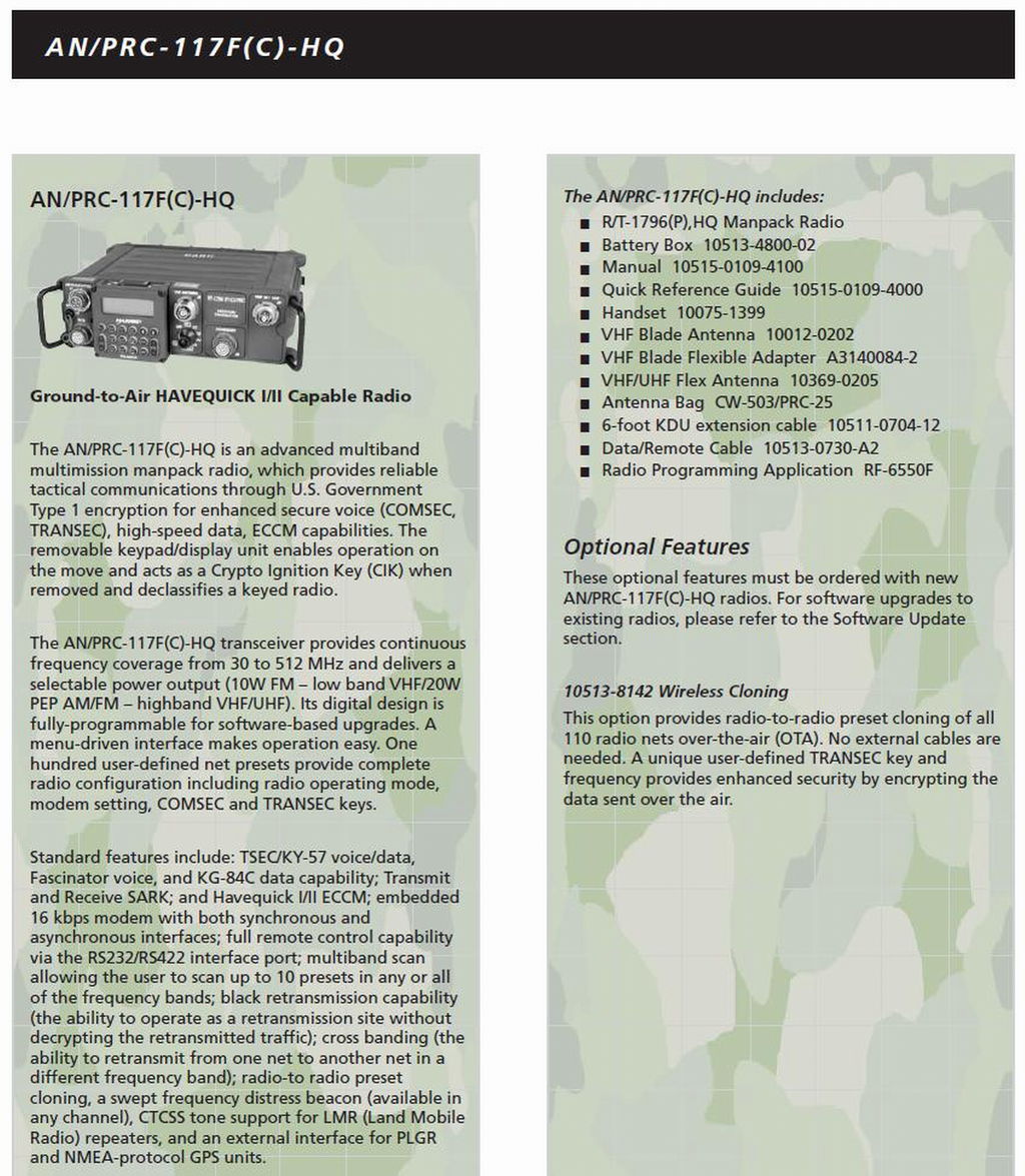 軍用無線機 AN/VRC-103 AN/PRC-117F(C) : 軍用無線のブログ suzuki shinichi