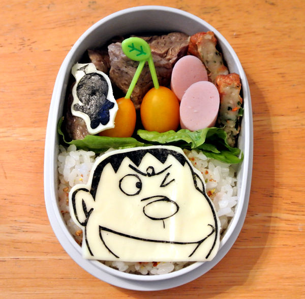 ジャイアン キャラ弁 ニュートンとアインシュタイン