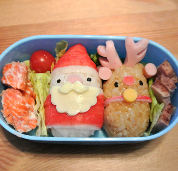 サンタ トナカイ キャラ弁 ニュートンとアインシュタイン サンタ トナカイ キャラ弁 ニュートンとアインシュタイン