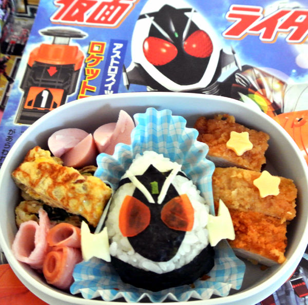 仮面ライダーフォーゼ キャラ弁 ニュートンとアインシュタイン