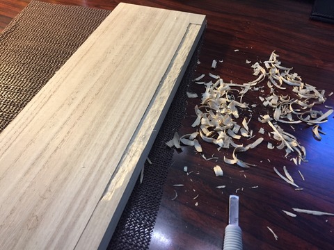アウトドア キャンプ DIY 自作 桐 無垢材 まな板 マナイタ 折りたたみ
